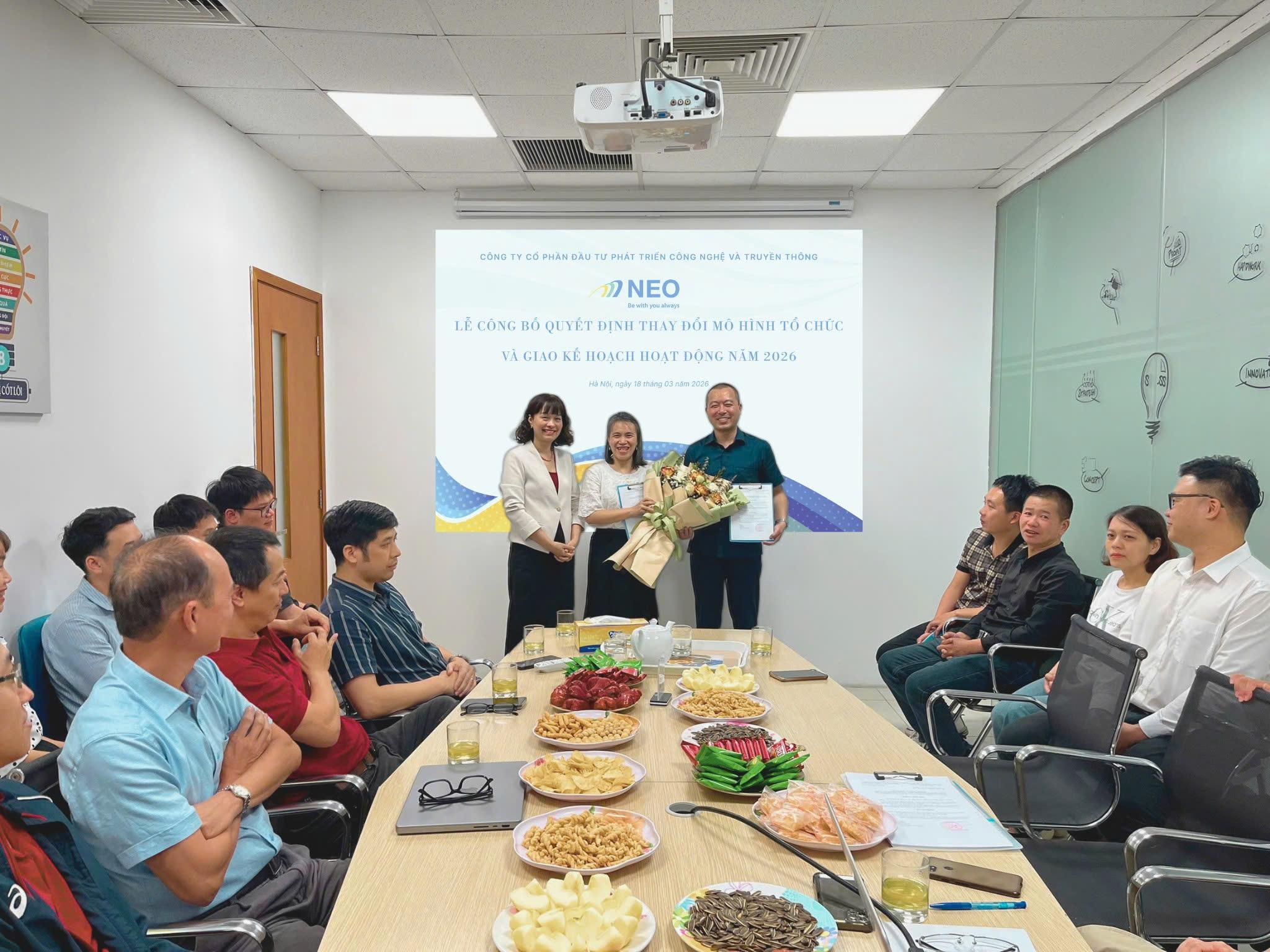 Lễ công bố Quyết định thay đổi mô hình tổ chức và giao kế hoạch hoạt động năm 2026