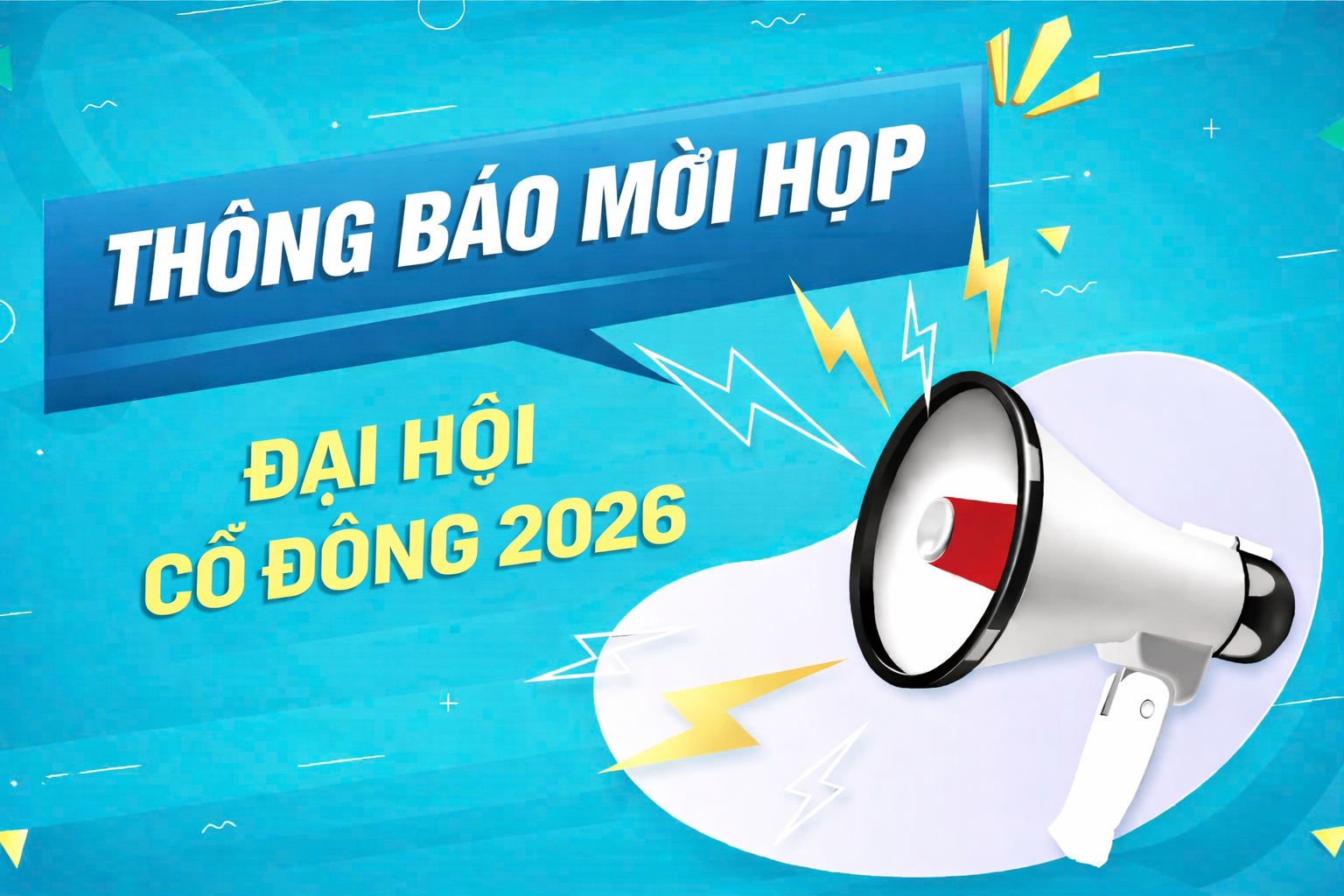 THÔNG BÁO MỜI HỌP ĐHĐCĐ THƯỜNG NIÊN CÔNG TY NEO 2026